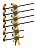 LRAIN 6-Piece Light-Duty Bar Clamp Set