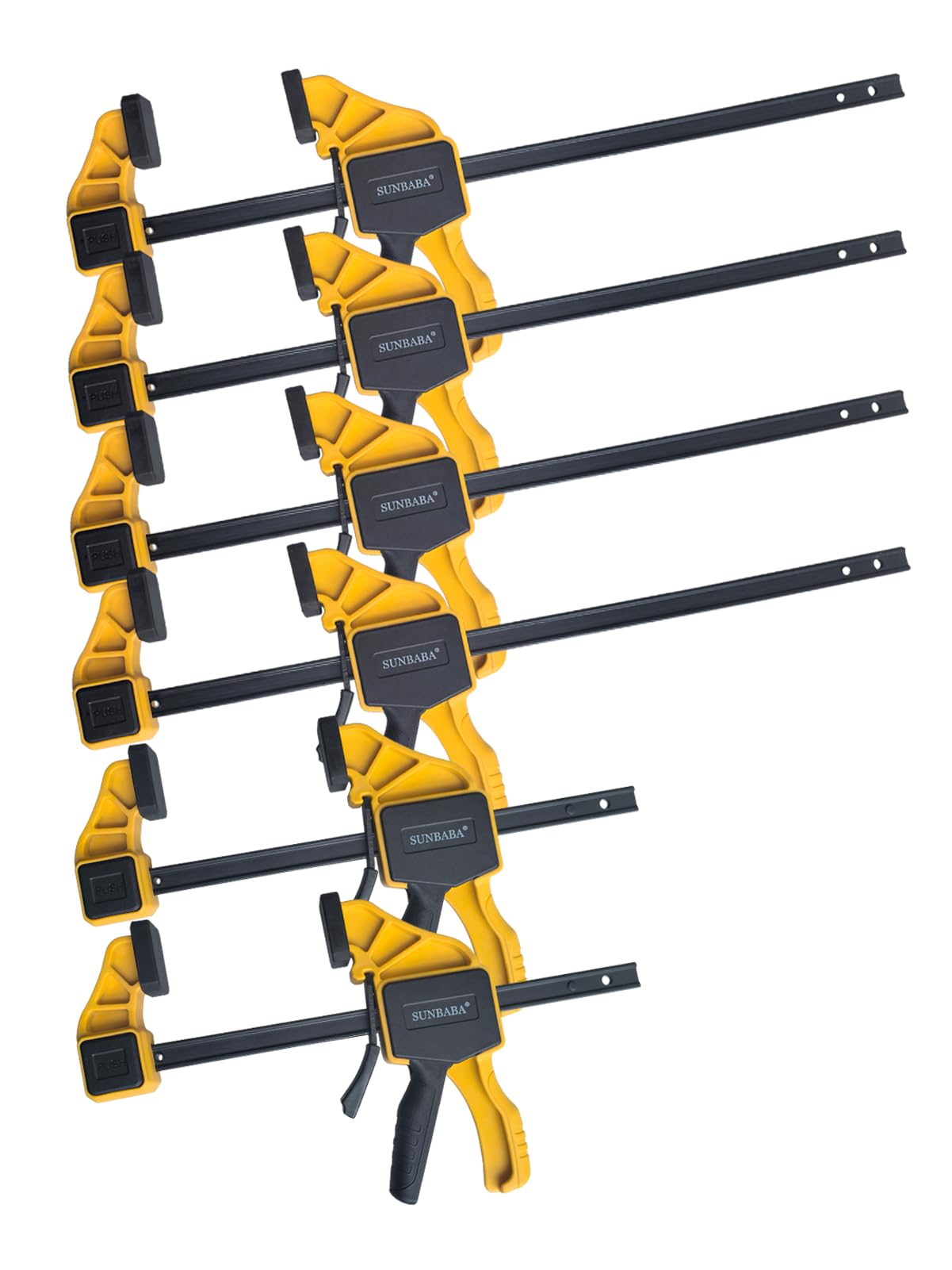 LRAIN 6-Piece Light-Duty Bar Clamp Set