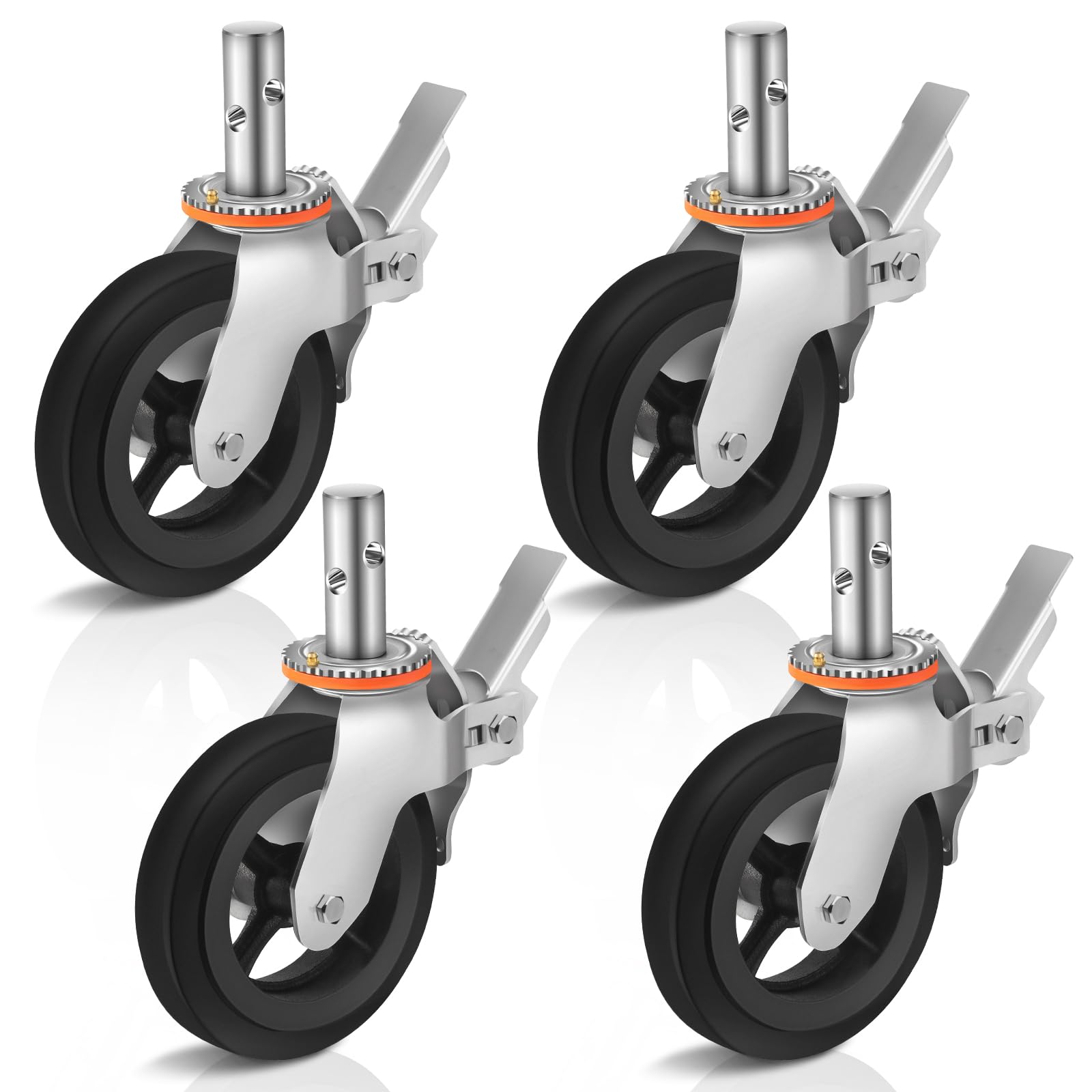 LRAIN 8 Inch Scaffolding Caster Wheels