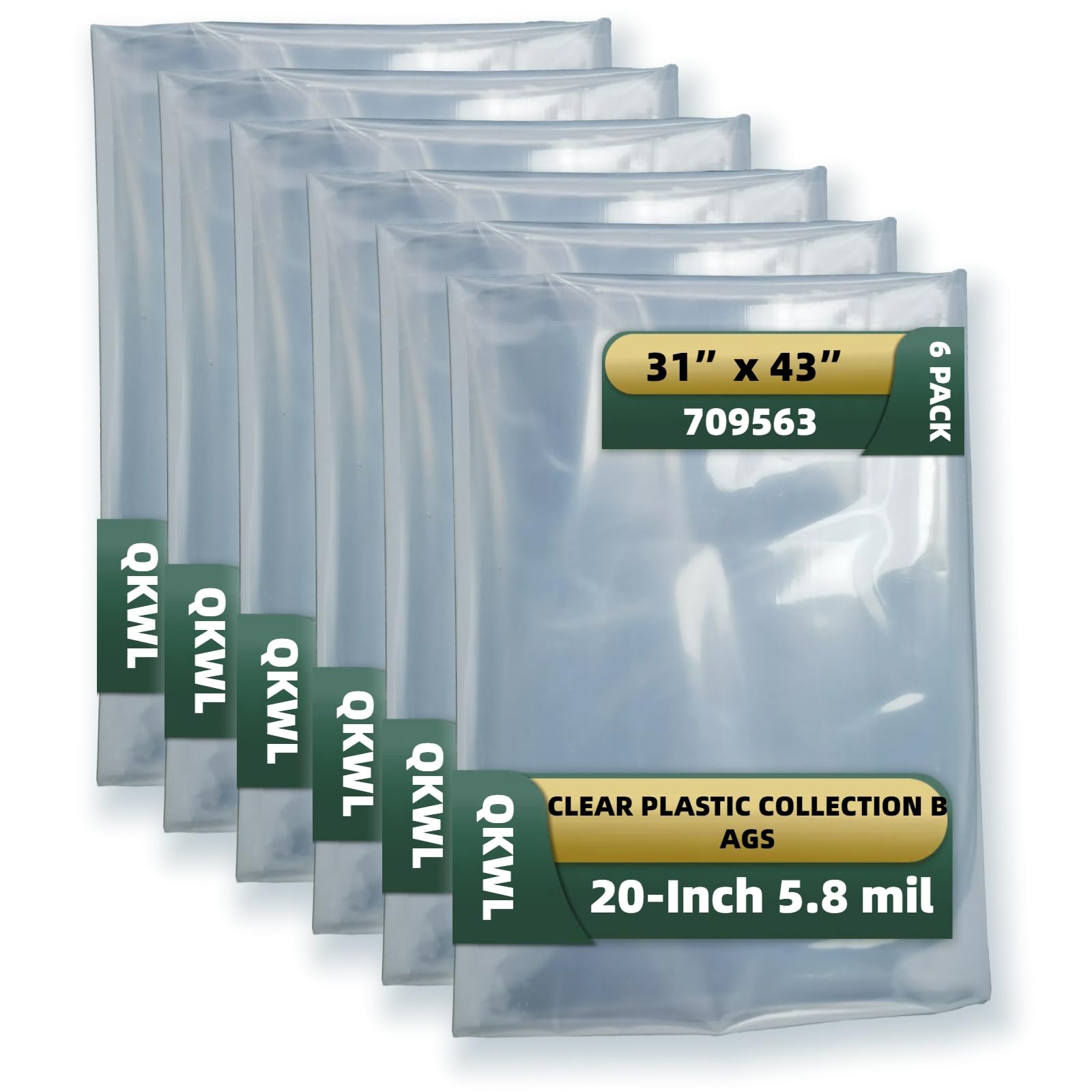 LRAIN Clear Disposable Dust Collector Bags