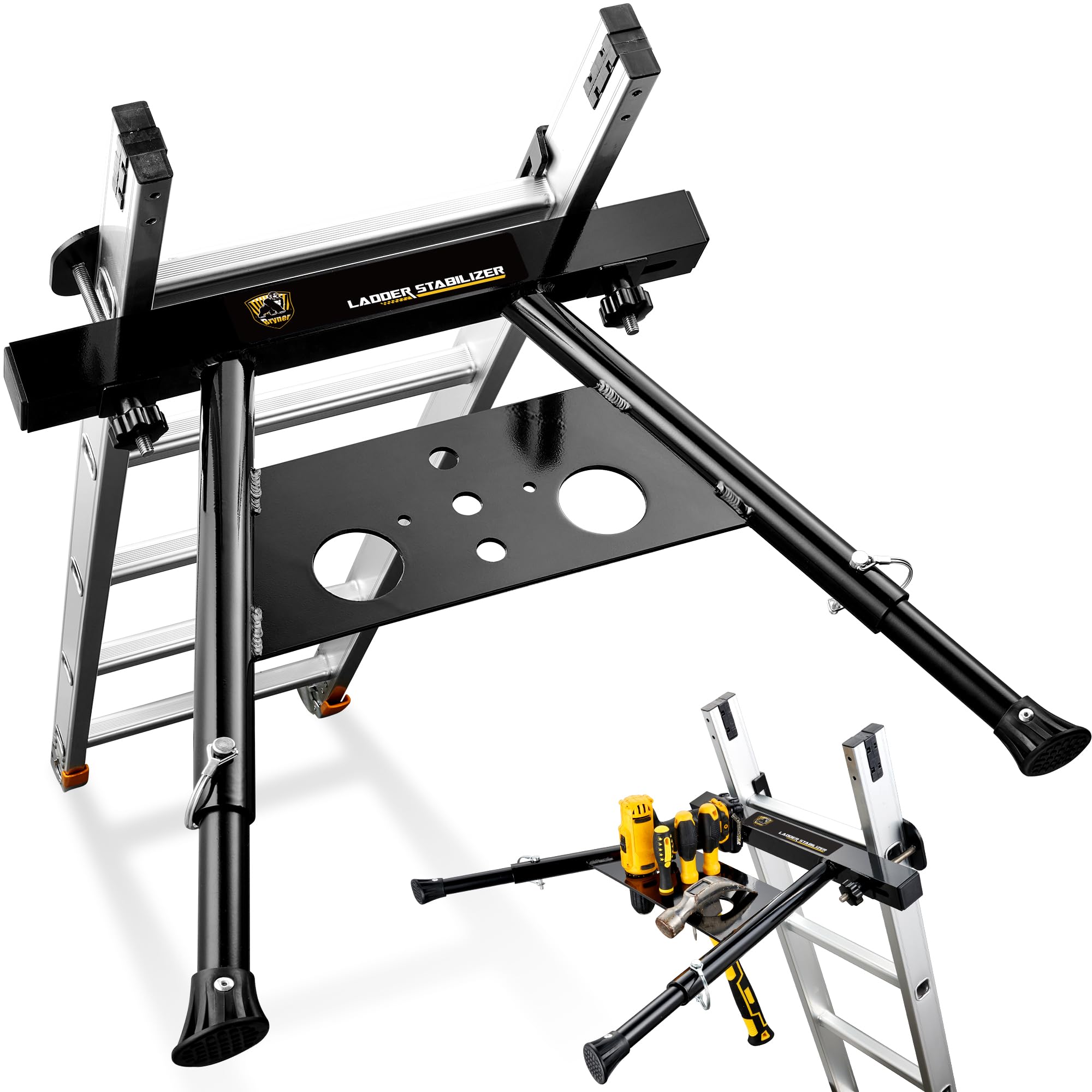 LRAIN Adjustable Aluminum Ladder Stabilizer
