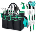 LRAIN Heavy-Duty Stainless Steel Garden Tool Set