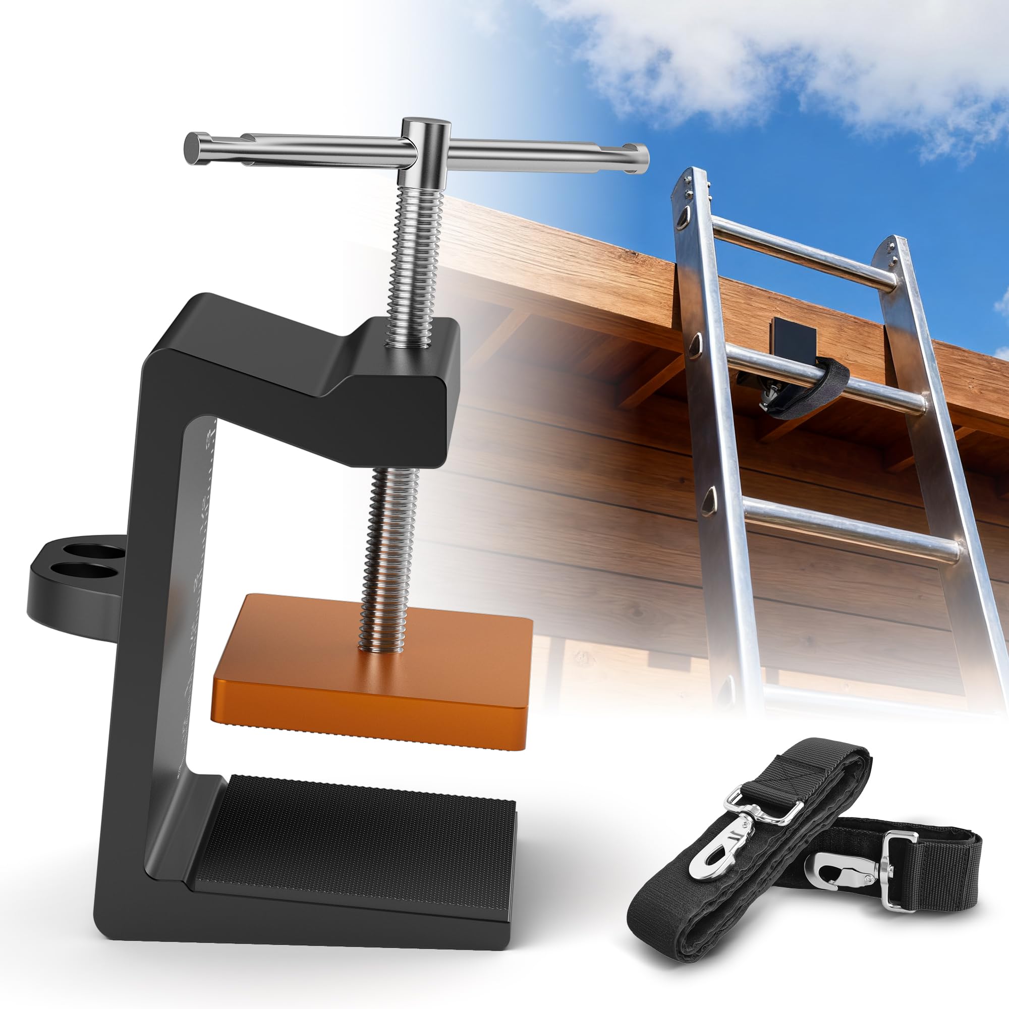 LRAIN Ladder Stability Anchor and Safety Clamp Kit