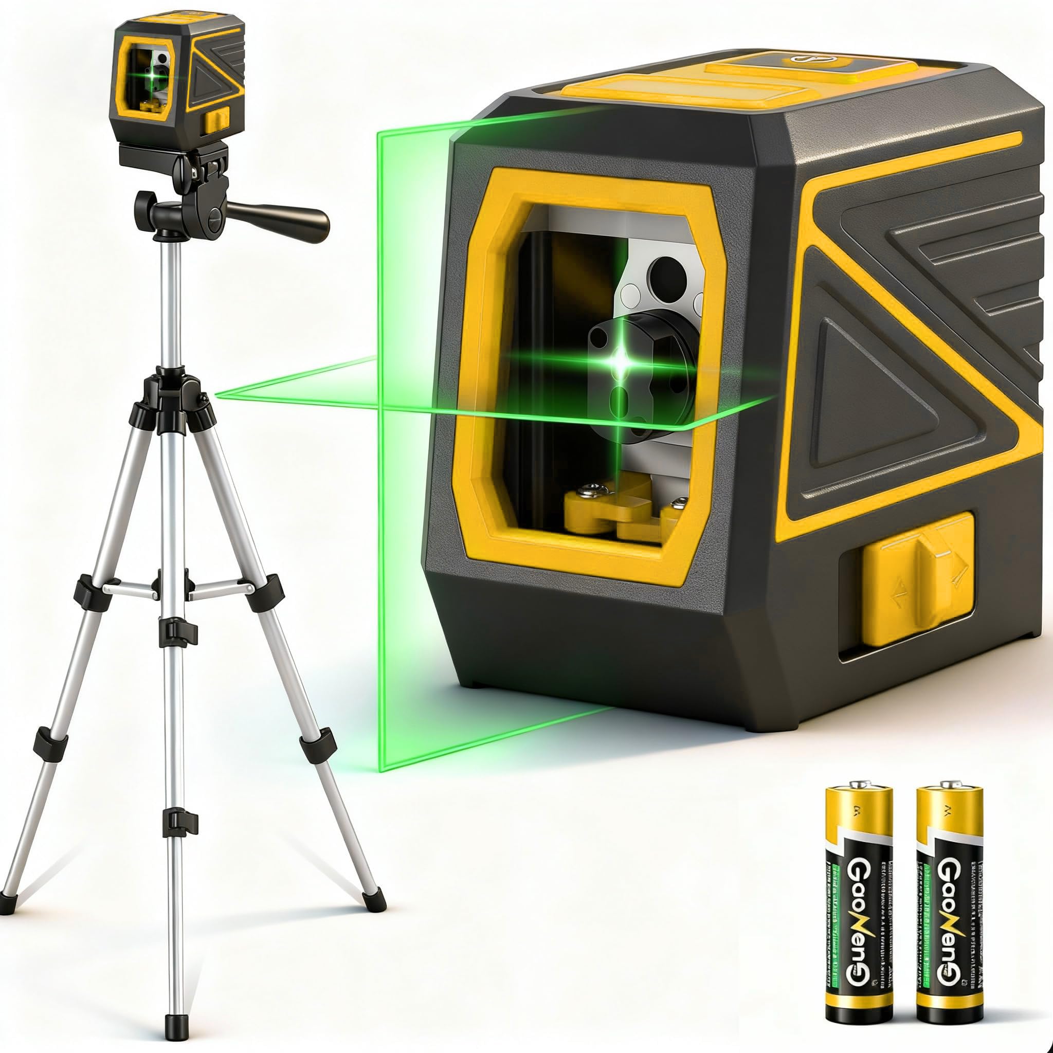 LRAIN Green Cross Line Laser Level with Tripod