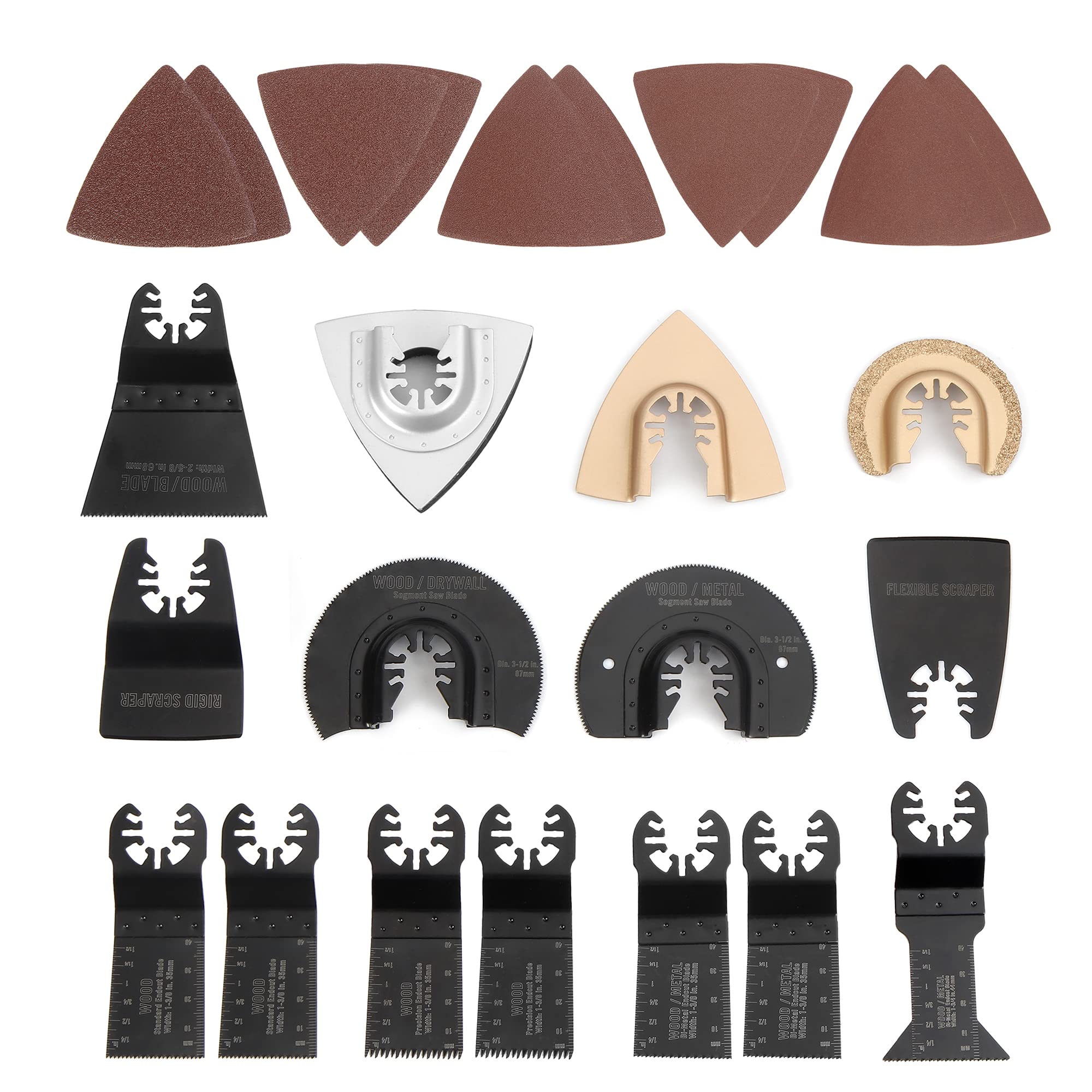 LRAIN 25-Piece Oscillating Multitool Accessory Set